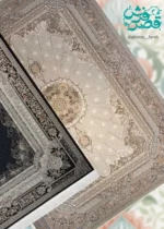 نمای گوشه فرش ماشینی طرح تیمچه کد 1215