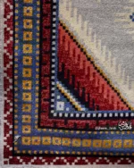 نمای گوشه گلیم فرش سنتی طوسی کد 31