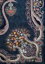 نمای گوشه فرش ماشینی قصر ایرانیان کد 1228