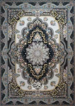 فرش ماشینی طرح بهشت شاهانه کد 1230