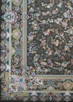 نمای گوشه فرش ماشینی زمرد مشهد کد 1504