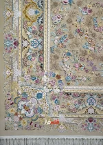 نمای گوشه فرش ماشینی زمرد مشهد کد 1235