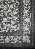 نمای نزدیک فرش وینتیج صدف کد 1240