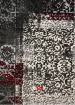 نمای نزدیک فرش مدرن وینتیج کد 1251