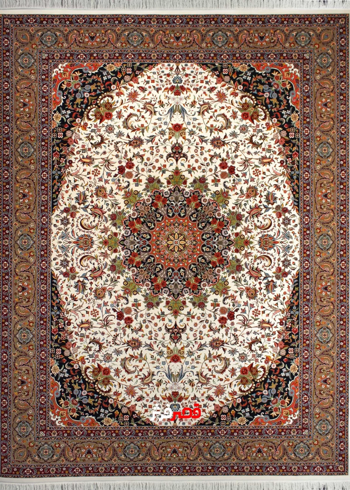 فرش ماشینی ستاره کویر یزد کد 1317