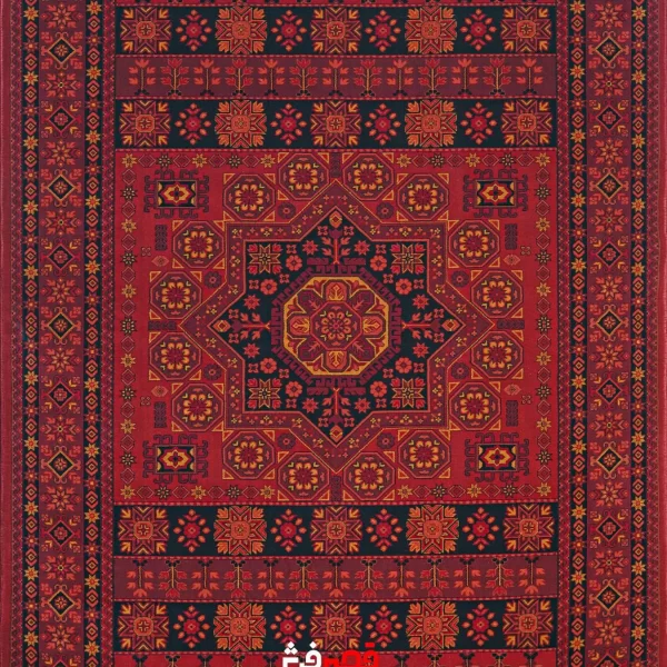 فرش ماشینی زمرد کد 1392