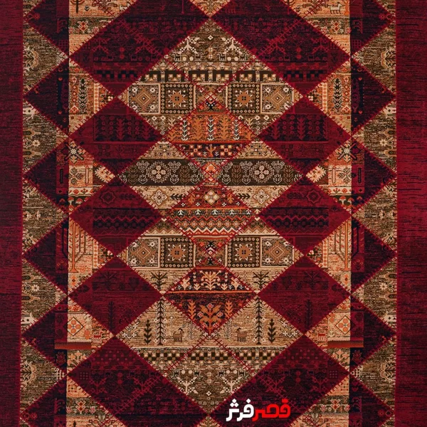 فرش زمرد سنتی کد 1419