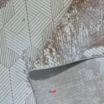 نمای تا شده فرش ماشینی سیلاکارپت کد 1.00075 زمینه کرم نسکافه ای