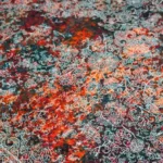 نمای بغل قالیچه ماشینی دورو 1.00116 زمینه قرمز